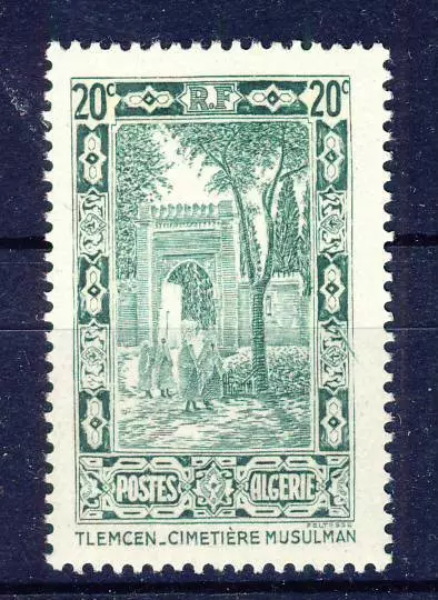 Timbre Algerie Neuf N° 107 ** Cimetiere Musulman A Tlemcen