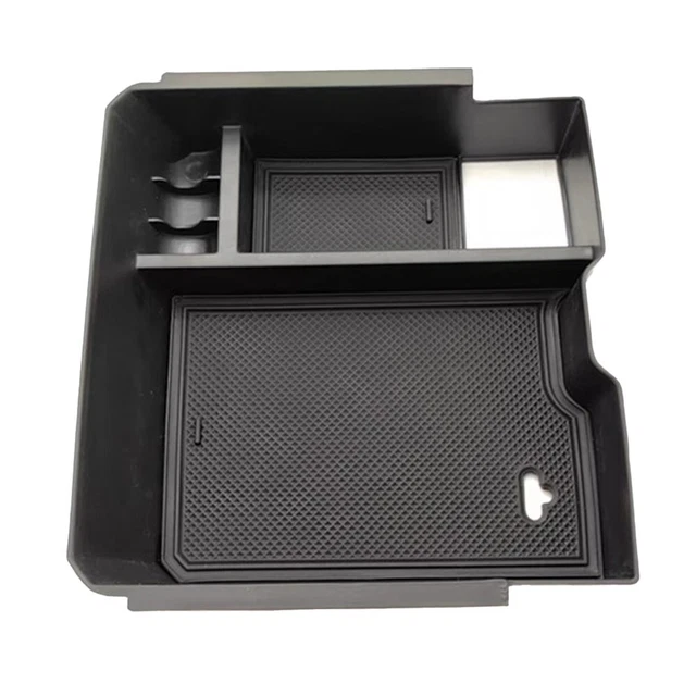 MARCHFA Range-meuble D'accoudoir Pour Peugeot 2008 - Organisateur Central Avec Compartiments Et Ports USB