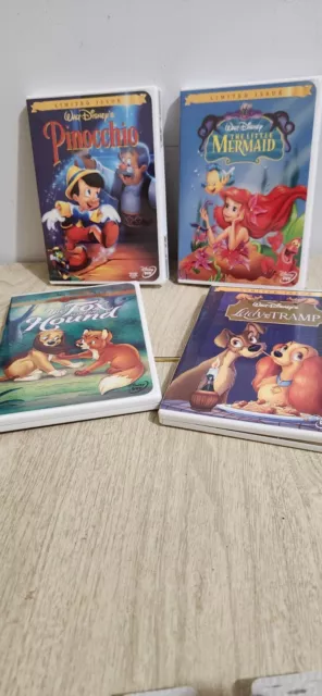 Lady & The Tramp Gold Edition, Three Limited Issue Disney Dvds