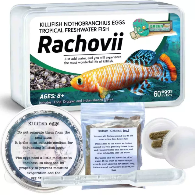 Killifish Eggs Nothobranchius - Tropical Freshwater Fish Eggs for Hatching
