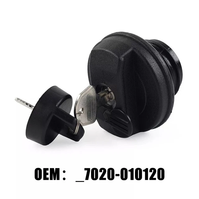 Briny River Bouchon Réservoir Carburant Tondeuse - Lot De 2, Compatible Fuxtec, Güde, Rotfuchs, 47x19,5 Mm