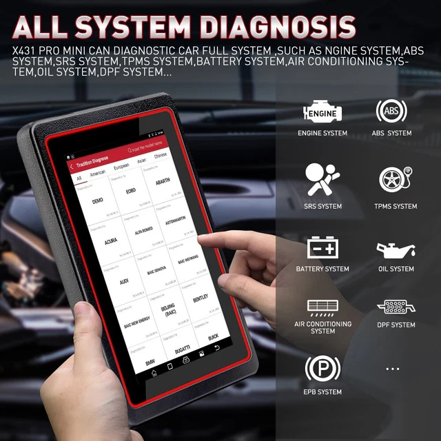 LAUNCH X431 PRO MINI All System Bidirectional Diagnostic Tool Scanner