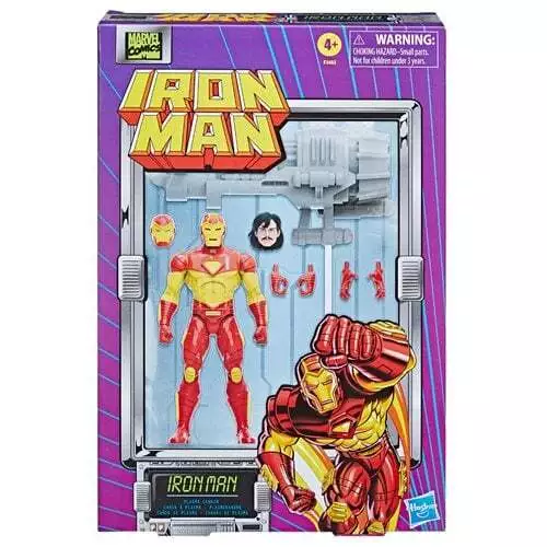 Iron Man Marvel Legends Retro Iron Man 6-inch Action Figure BY HASBRO 3