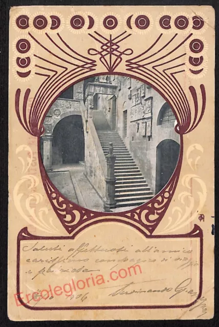 ag0736 - CARTOLINA D'EPOCA - Frosinone Provincia - Settefrati  1906