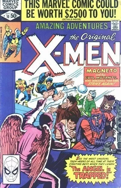 Amazing Adventures (1979) #10 Reprints X-Men (1963) #5 & #47 VF+. Stock Image