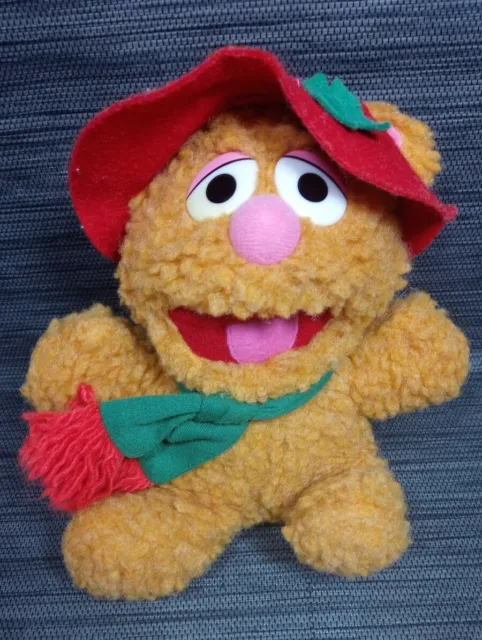Jim Hensons Vintage VTG Baby Fozzie Bear 7" Muppet Babies Plush 1987