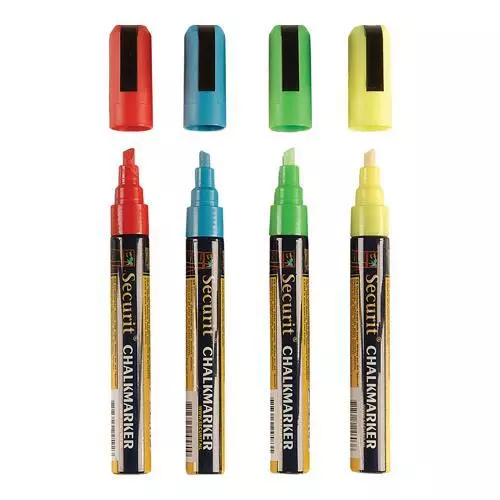 American Metalcraft - SMA510V4 - Small Tip Assorted Chalk Markers