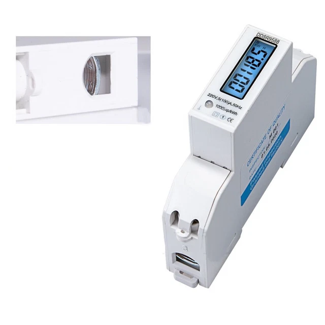 DDS519MR Multifonctionnel Ampèremètre Voltmètre Wattmètre Cycle Kilowatt Hour