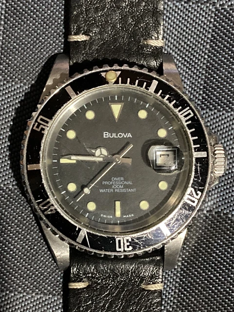 OROLOGIO BULOVA DIVER Professional VINTAGE AUTOMATICO SUB 100