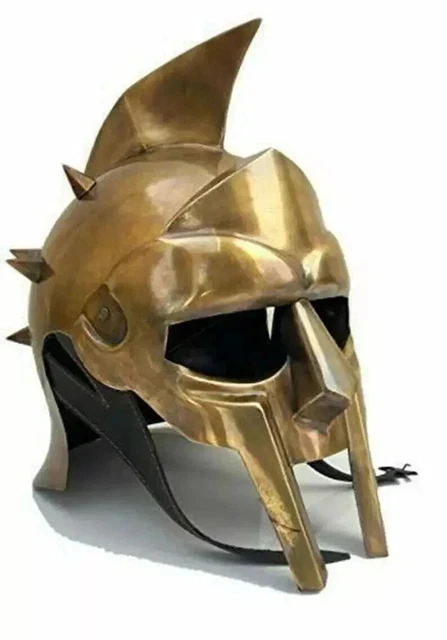 Casque De Chevalier Romain/médiéval En Acier - Pour LARP, Reconstitution, Cadeau