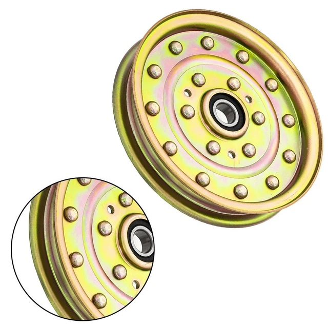 Poulie Tendeur Plat De Rechange Pour Tondeuses John Deere Z400 Z450 Z453 Z500 Z528 - Référence 1-633109 / 132-9424 - En Métal