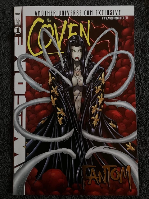 Awesome Comics The Coven Fantom Special Edition Gold Foil Comic Unread