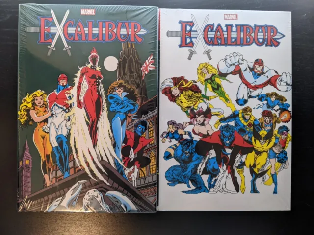 Marvel Comics EXCALIBUR Omnibus Vol #1 & 2 HC  Hardcover (Vol 2 DM) FREE SHIP!
