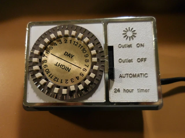 Vintage Kmart Push Button Programmable 24 Hour Timer - 19-55