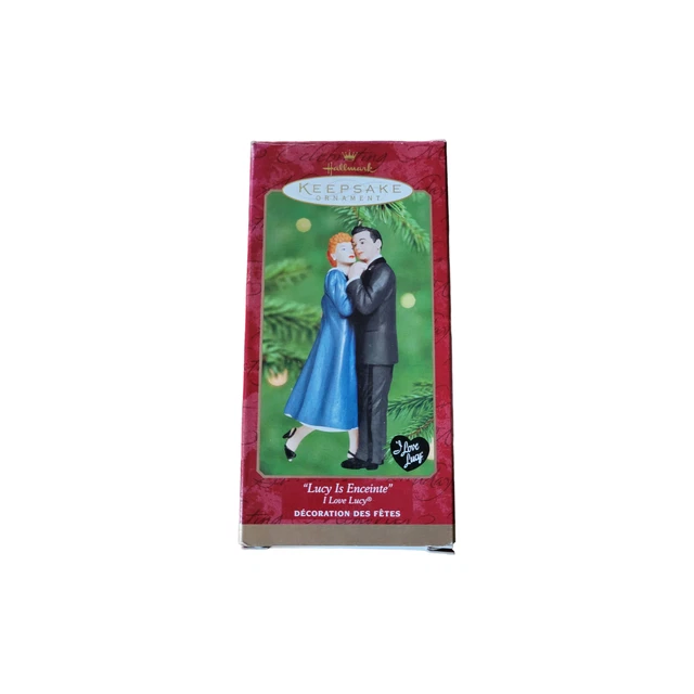 Hallmark 'I Love Lucy" Ornament OS Multicolor "We Are Having A Baby" Collectible