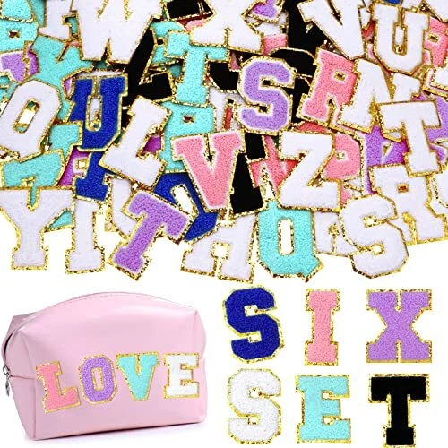 156 Pcs 3.2 In Chenille Letter Patches Large Iron on Letter Patches for
