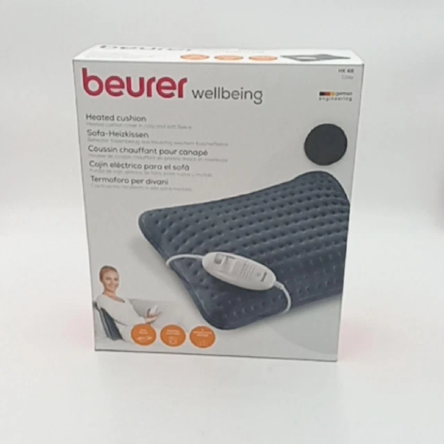 Beurer HK 48 Cosy Sofa-Heizkissen Schnellheizung 3 beleuchtete Temperaturstufen