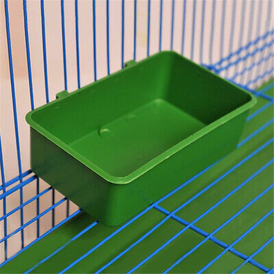 Bandeja de comida verde creativa multifunción loro bañera jaula animal ducha BoxBYB