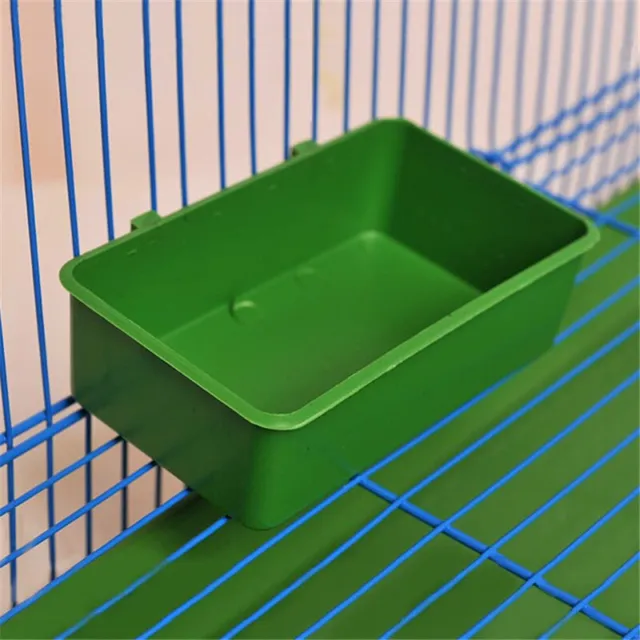 Vassoio per cibo verde creativo multifunzione vasca da bagno pappagallo gabbia per animali doccia */t