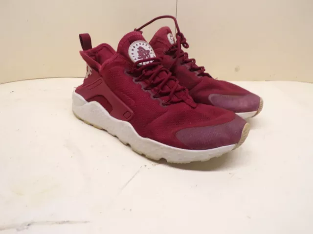 Nike Air Huarache Run Ultra Womens Size 9 819151-601 Burgundy Running Shoes