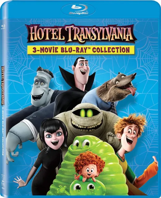 New Hotel Transylvania 3 Movie Collection: 1-3 (Blu-ray + Digital)