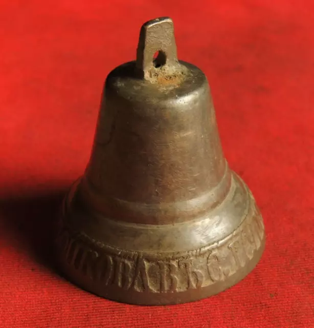 Old bronze bell Russian Empire 19th century