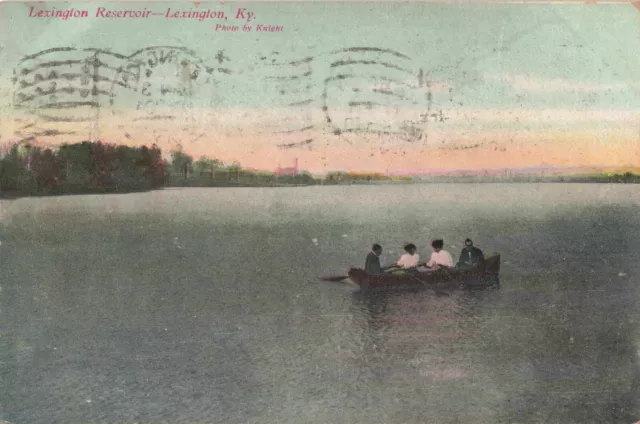 Lexington Reservoir, Lexington, Kentucky KY - 1910 Vintage Postcard