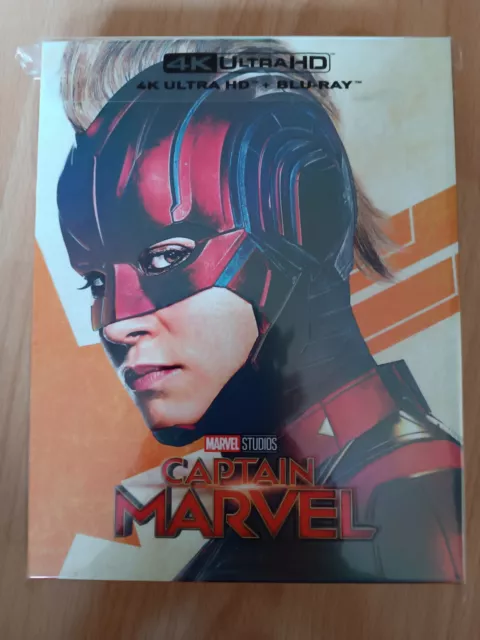 Blu-ray 4K + BR " Captain Marvel " Édition Fullslip Steelbook WeeT