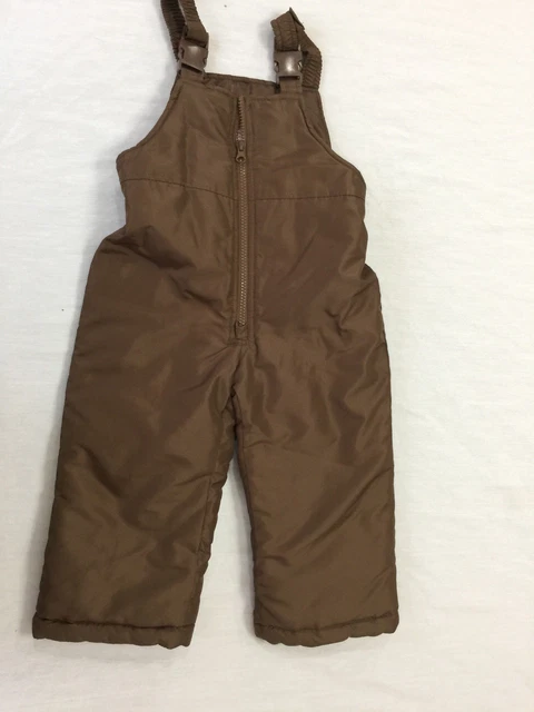 Osh Kosh Girls Snow Ski Overalls Bib Pants Size 2T