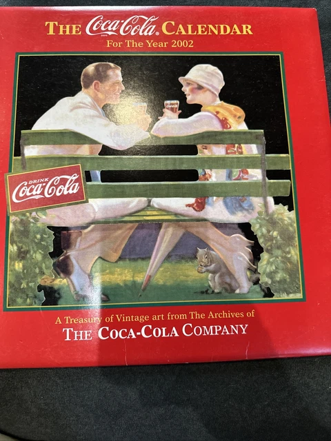 coca cola calendar 2002