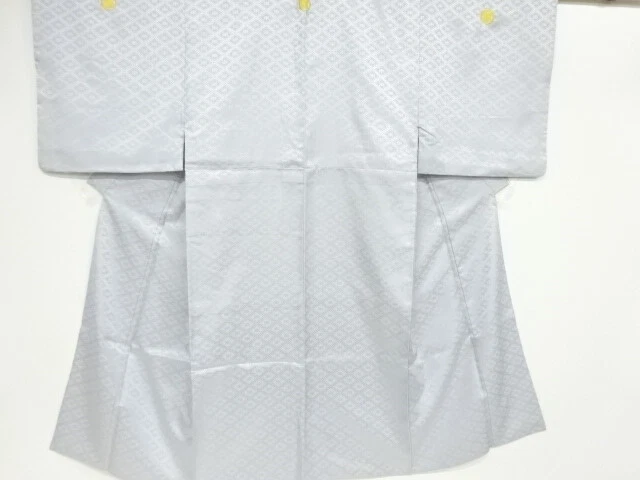 40264# Japanese Kimono / Antique Mens Kimono / Ensemble / Woven Rhombus