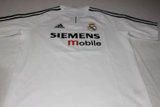 Camiseta Futbol Real Madrid Marca Adidas Talla 176 Siemens Mobile Nº 23 Beckham