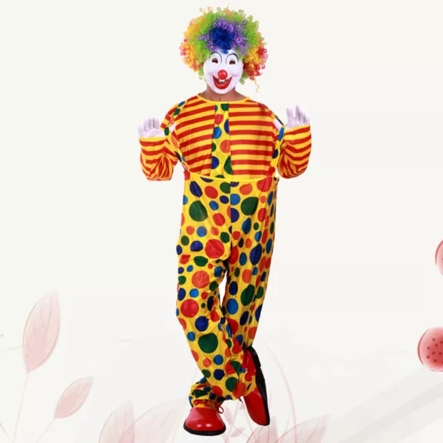 Clown Costumes Clothes Suit for Stage Performances Cosplay Weihnachten Kostüm