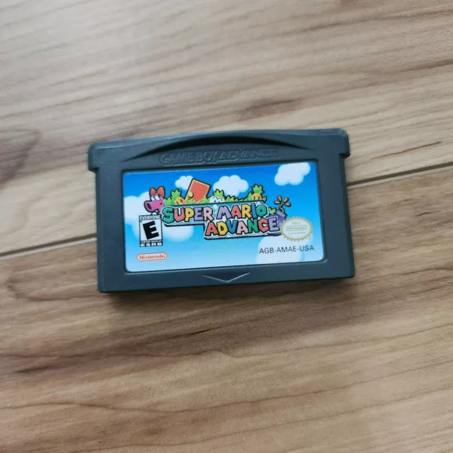SUPER MARIO ADVANCE (Game Boy Advance GBA, 2001) *Cart Only* Authentic ...
