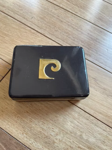 Vintage PIERRE CARDIN of New York CUFFLINKS in Original Box (Green-Black-Gold)