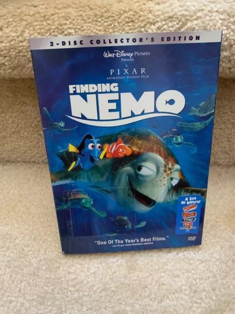 PIXAR FINDING NEMO DVD Movie 2 Disc Collectors Edition - Disk Are MINT ...