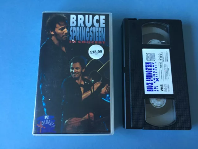 Bruce Springsteen - In Concert - Mtv Plugged - Vhs Video Vintage