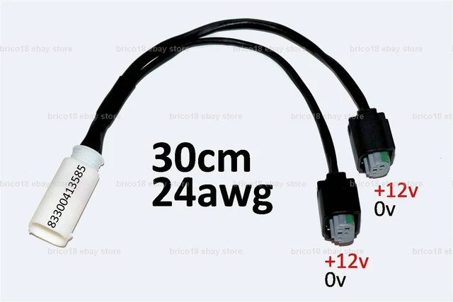 BMW Accessory Plug Cable 30cm/24awg/2p 83300413585 - R1200 R1250 GS RT XR K1600