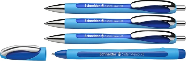 SCHNEIDER 132574 SLIDER Rave XB and Slider Memo XB Ballpoint Pen (Ink ...