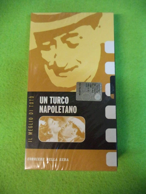 VHS FILM UN TURCO NAPOLETANO meglio toto'10 CORRIERE SERA sigillata