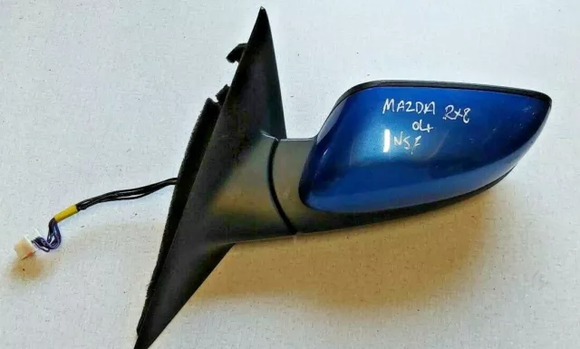 Mazda Rx8 Rx-8 2004-2007 Passenger Side Wing Mirror Electric Left Hand N/S Blue