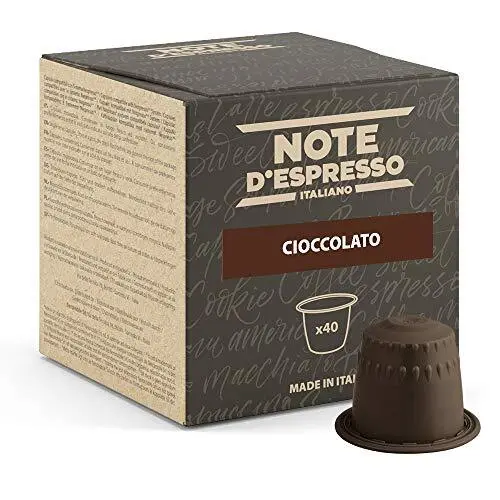 Note D'Espresso - Schokolade - ausschließlich kompatibel mit NESPRESSO - 40 caps