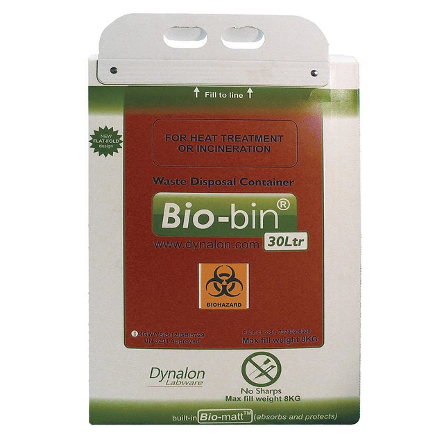 DYNALON 797303-0030 Bio-bin Waste Container,30L,PK10