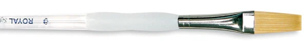 Cepillo de trazo dorado Royal Langnkel agarre suave taklon 1/2" de ancho -SG711-1/2