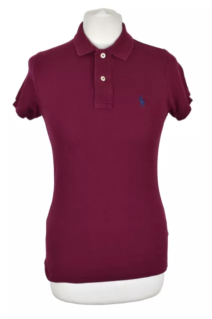 RALPH LAUREN Red Polo T-Shirt size S Boys Short Sleeves Outdoors Outerwear