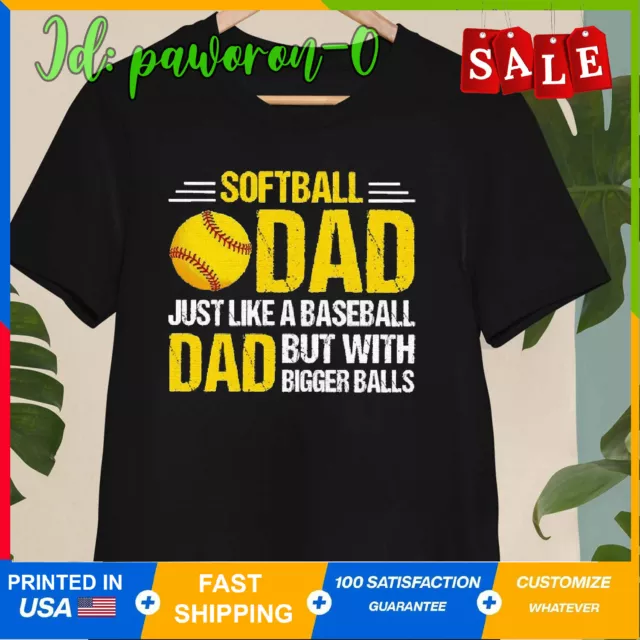 Softball Dad Shirt, Softball Dad Gift, Dad Sports T-Shirt, Father's Day Gift