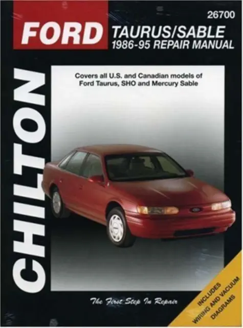 Manual Ford Taurus Mercury Sable SHO 1986-1995 Chilton Workshop Manual