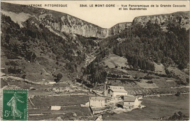 CPA Le MONT-DORE-Panoramic View of the Grande Cascade et les Launderies (46505)