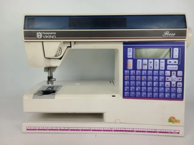 Máquina de coser Husqvarna Viking Rose modelo 600 (DEFECTUOSA)