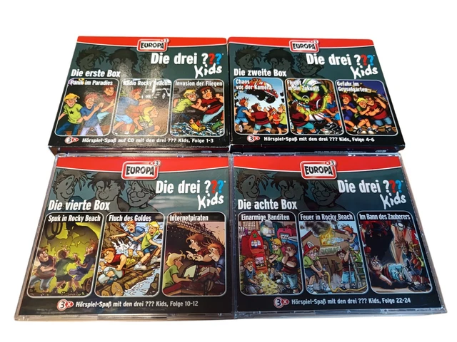 4 X DIE drei ??? Fragezeichen Kids CD Box Set Sammlung EUR 39,90 ...